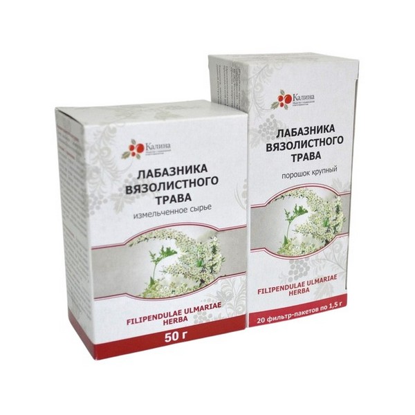 Лабазника вязолистного трава фильтр-пакет