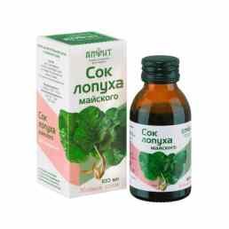 Алфит сок лопуха майского