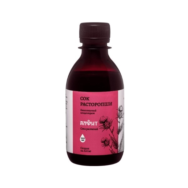 Алфит сок расторопши