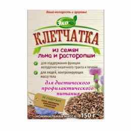 Клетчатка из семян льна и расторопши