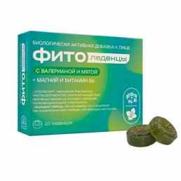 Фитоледенцы с валерианой и мятой