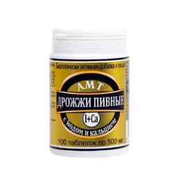 Дрожжи пивные-амт с йодом и кальцием