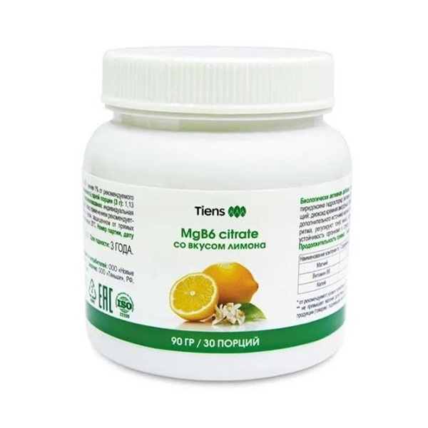 Mg B6 цитрат
