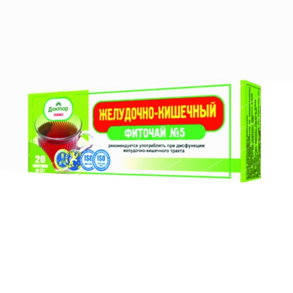 Фиточай доктор n5 для желудка и кишечника