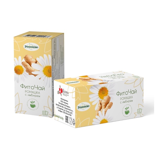 Фиточай ромашка с имбирем