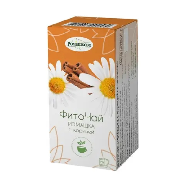 Фиточай ромашка с корицей