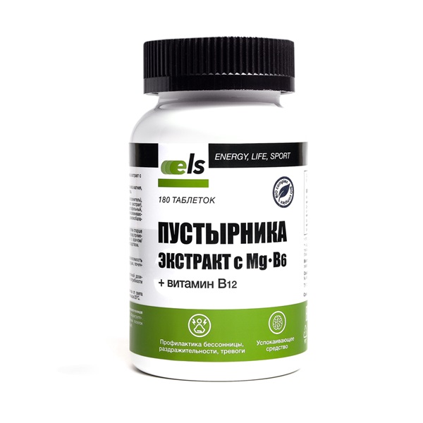 Пустырника экстракт с mg и витаминами в6 и в12