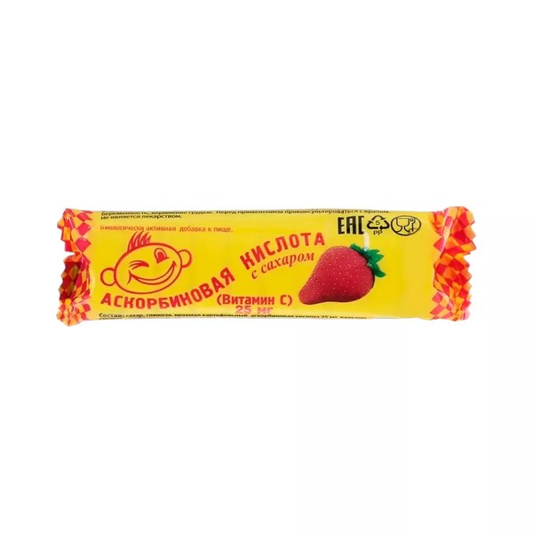 Аскорбиновая кислота с сахаром