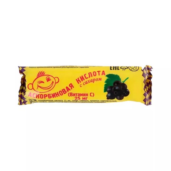 Аскорбиновая кислота с сахаром