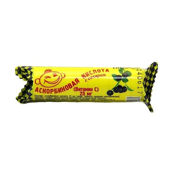 Аскорбиновая кислота с сахаром