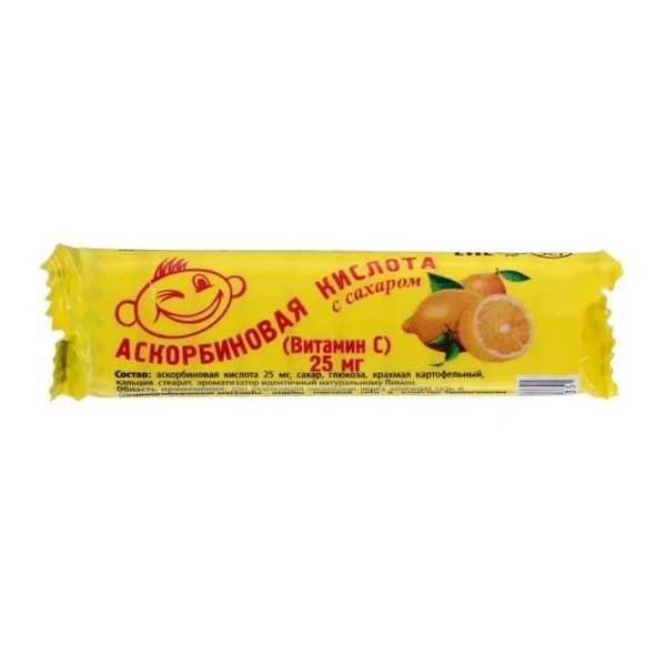 Аскорбиновая кислота с сахаром