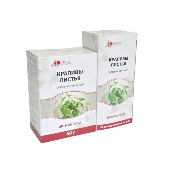 Крапивы листья Калина