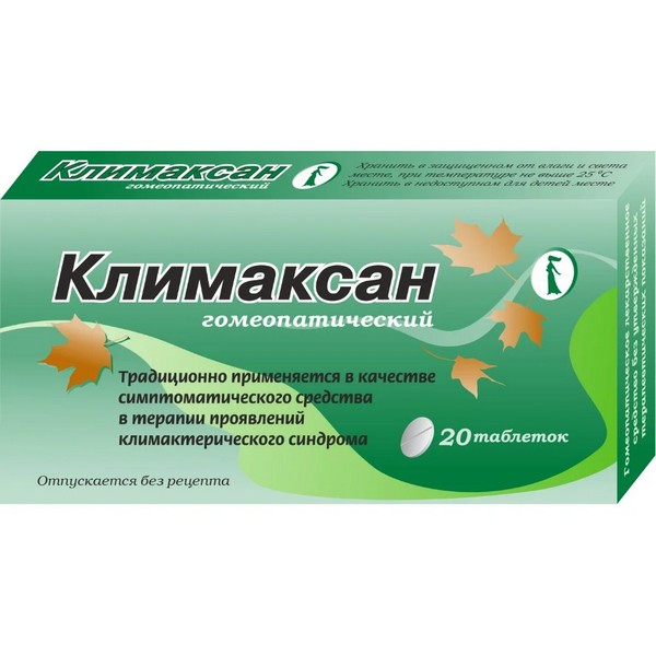 Климаксан гомеопатический таблетки