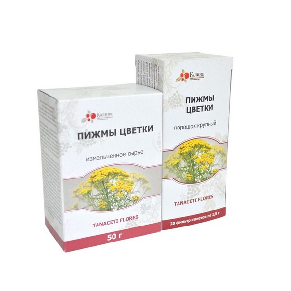 Пижмы цветки (измельченное сырье)