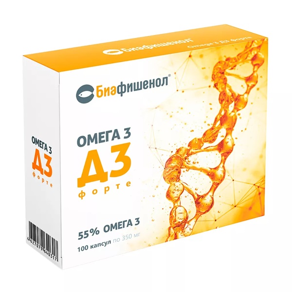 Биафишенол Омега 3 Д3 Форте