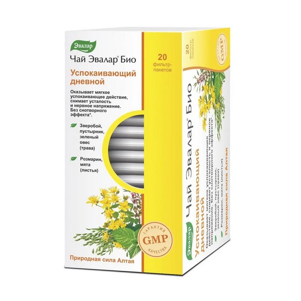 Чай Эвалар БИО успокаивающий дневной