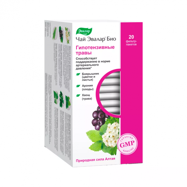 Чай Эвалар БИО гипотензивные травы