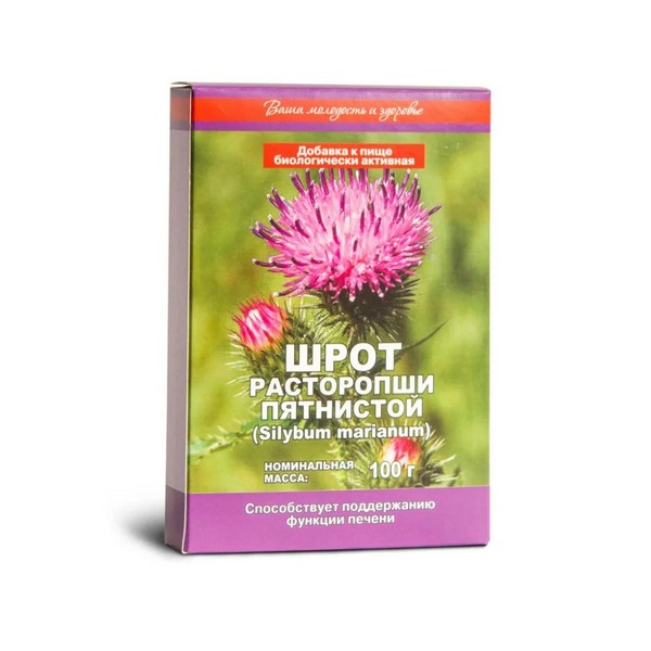 Расторопши пятнистой шрот Клуб Фарм-Эко