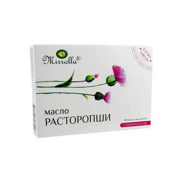 Расторопши масло мирролла