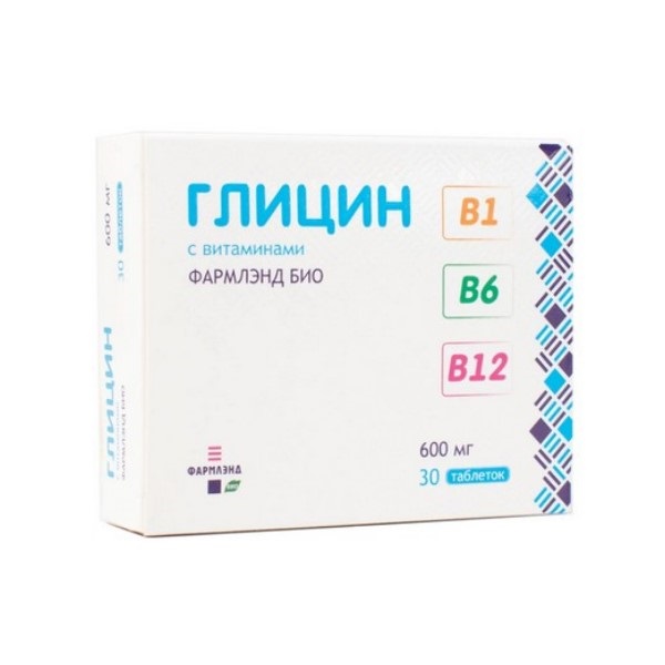 Глицин в1+в6+в12 фармлэнд био