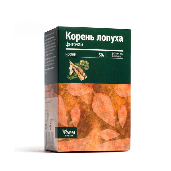 Лопуха корни