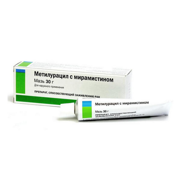 Метилурацил с мирамистином мазь