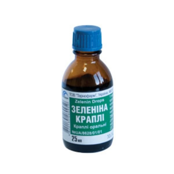 Зеленина капли-тернофарм