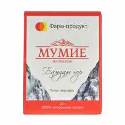 Мумие алтайское бальзам гор