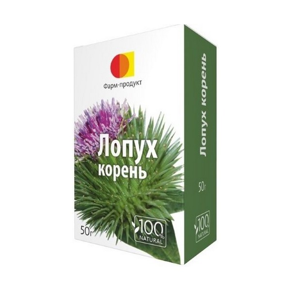 Лопуха корень