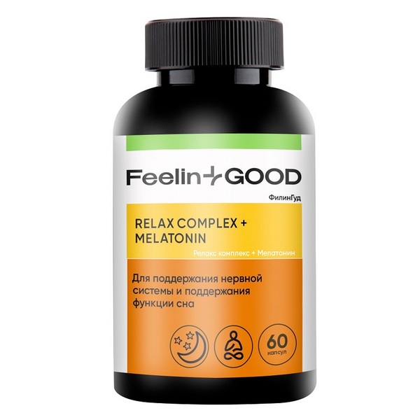 Филингуд (Feelingood) релакс комплекс+мелатонин