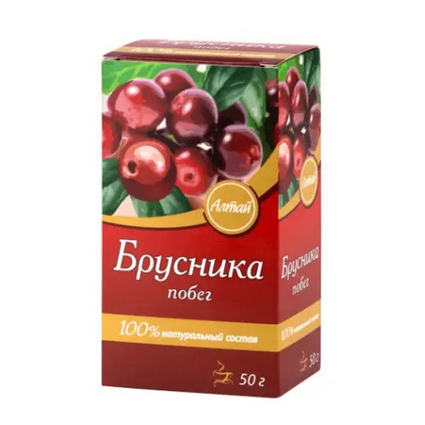 Брусника побеги фито-алтай