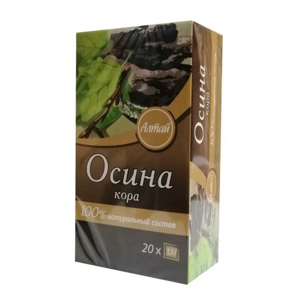 Осина кора фито-алтай