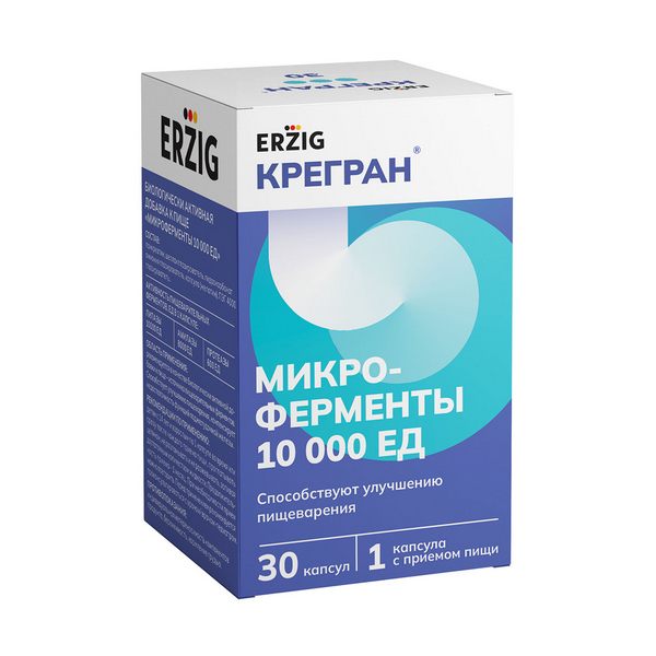 Крегран микроферменты 10000 ед