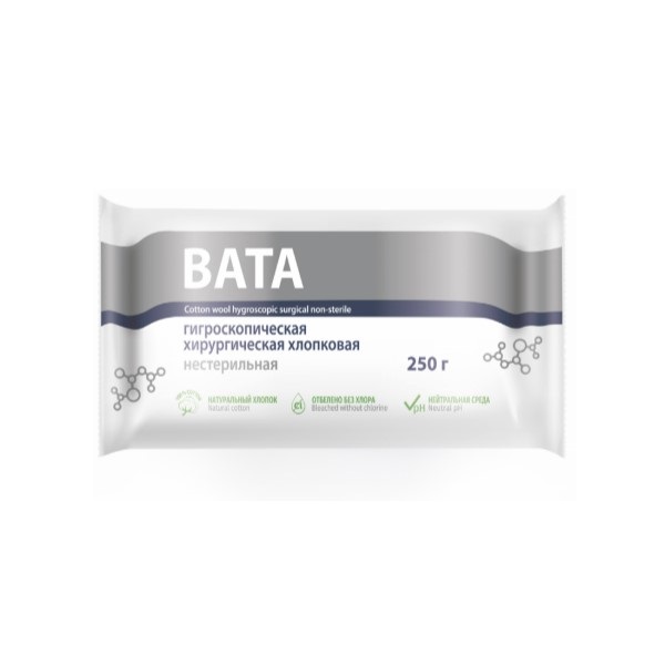 Вата хирургическая нестерильная