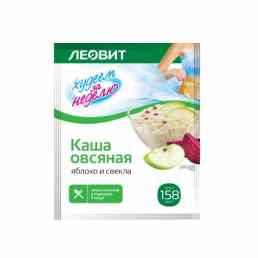 Леовит каша овсяная со льном, яблоком и свеклой детокс