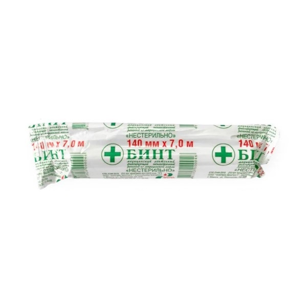 Бинт ленточный резаный нестерильный