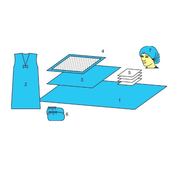 Комплект акушерский стерильный