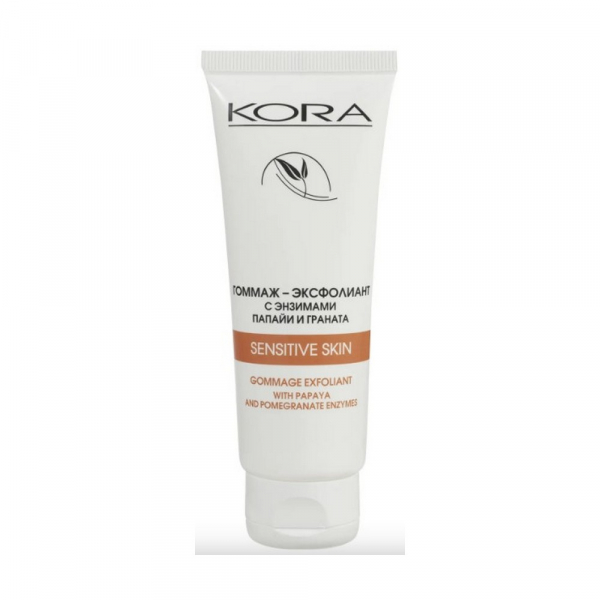 Кора гоммаж-эксфолиант с энзимами папайи и граната
