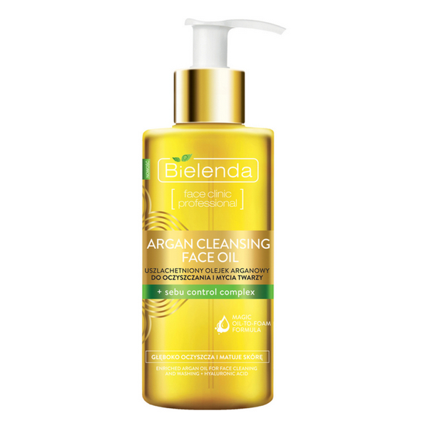 Bielenda Argan cleansing face oil + sebu control complex