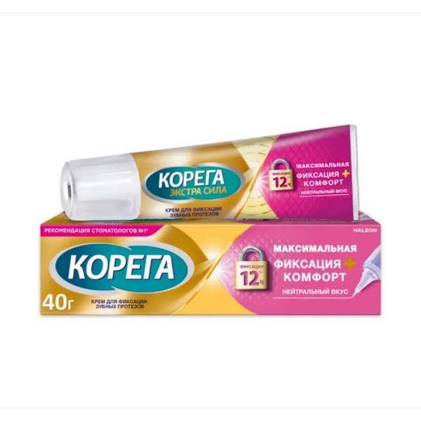Корега Максимальная фиксация + Комфорт