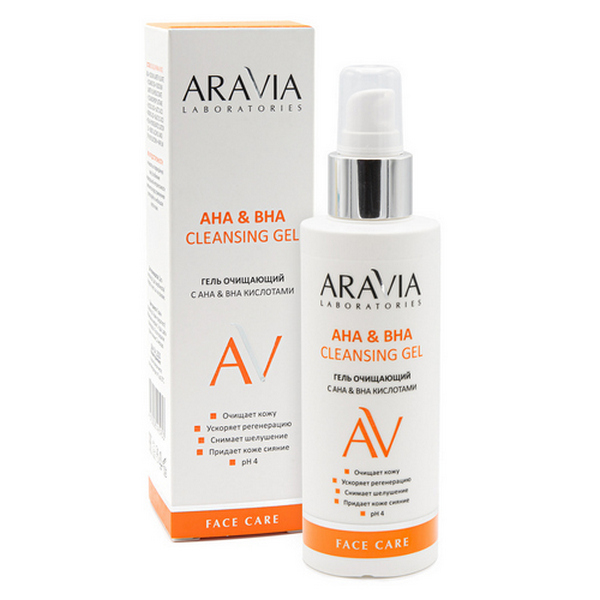 Aravia laboratories aha&bha cleansing gel
