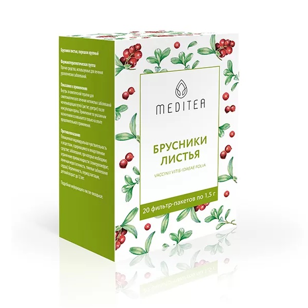 Брусники листья Биотест фильтр-пакеты