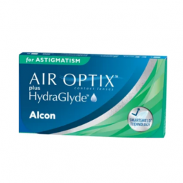 Air optix plus hydraglyde for astigmatism