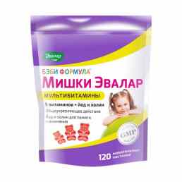 Бэби формула мишки мультивитамины Эвалар