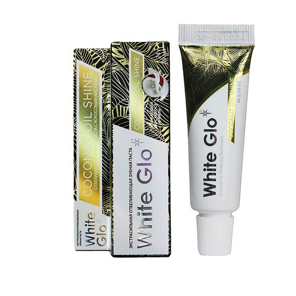 White Glo Coconut oil shine