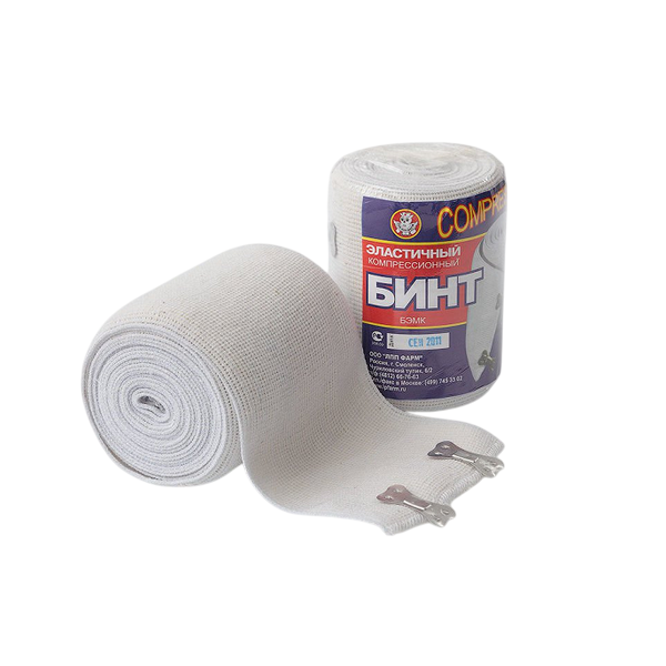 Бинт эластичный компрессионный БЭМК высокой компрессии