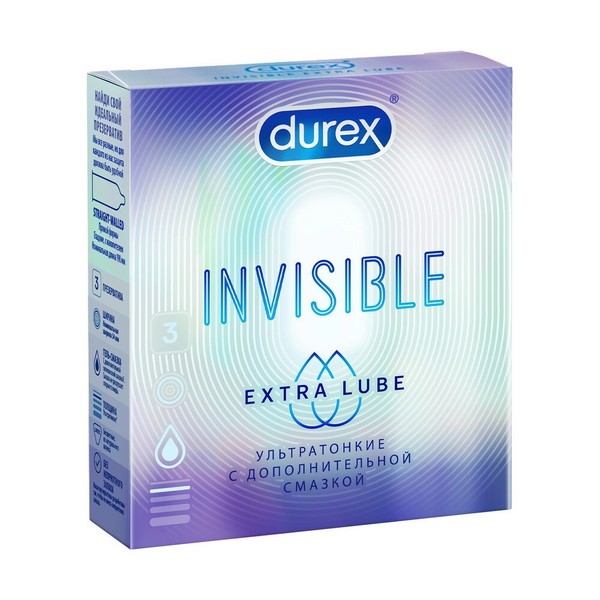 Durex invisible extra lube