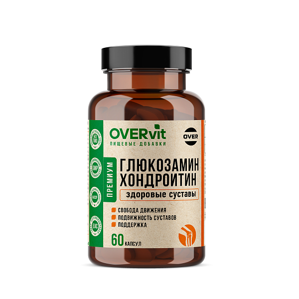 Овервит глюкозамин + хондроитин