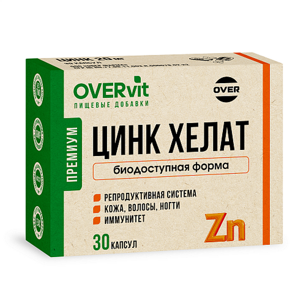 Овервит цинк хелат