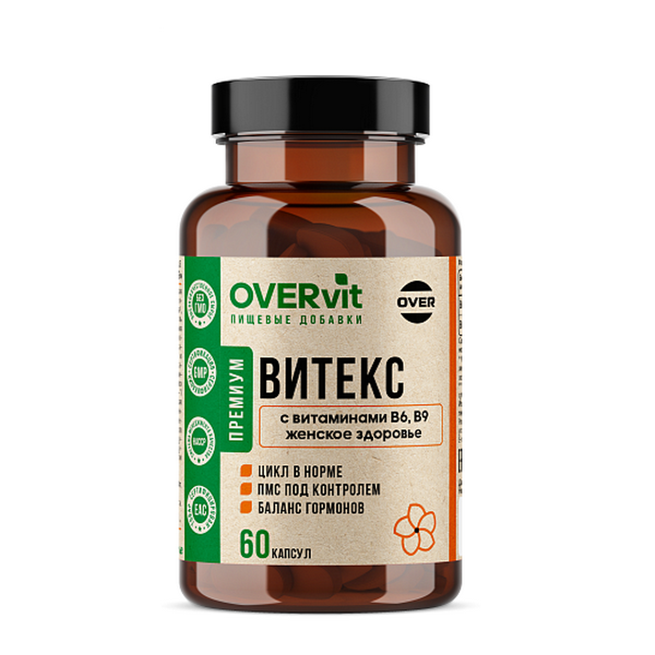Овервит витекс с витаминами B6, B9